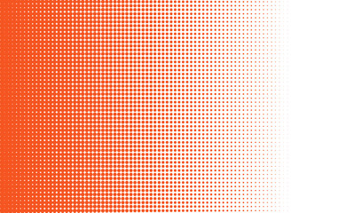 halftone background with persimmon color