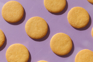 Wall Mural - close up of cookies