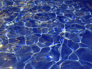 Swimming pool surface abstract background