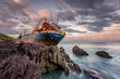 © Peter Krocka - Cork, Ireland, jun 16, 2021 MV Alta Ghost Ship The MV Alta, which washed up on the Southeast coast of Ireland in County Cork, on the 16th of February 2020 Ballycotton by Storm Dennis - Ireland