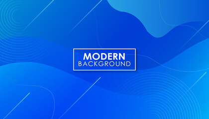 Poster - Abstract blue fluid modern design background. Vector