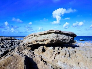 rock and sky