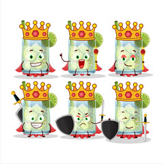 Poster - A Charismatic King guaro cartoon character wearing a gold crown