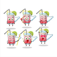 Sticker - Hawaiian sea breeze cartoon designs as a cute angel character