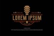 © AFstudio87 - Country Guitar Music Western Vintage Retro Saloon Bar Cowboy Logo Design Vector