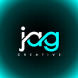 JAG Letter Initial Logo Design Template Vector Illustration