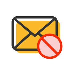 Email and Mail filled outline icon