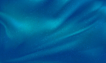 Poster - luxury blue satin background with glitter sparkle. smooth fabric background for your design. elegant