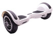 Self-balancing two-wheeled board or hoverboard scooter isolated on white background. Gyroboard: white gyroboard on white background. New movement