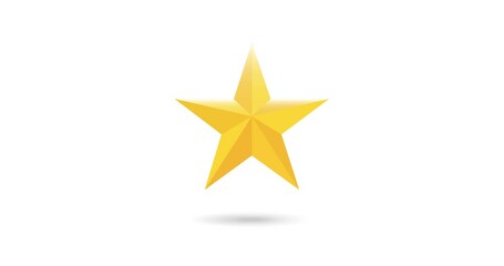 golden stars. gold star review video animation. animated assessment feedback sign