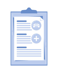 Sticker - insurance document design