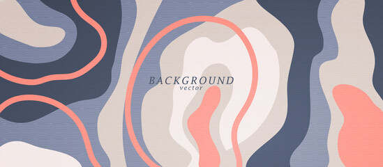 Wall Mural - liquid color abstract background design art. fluid gradient shapes composition. bohemian design post