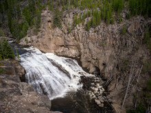 View Of Gibbon Falls, Yellowstone