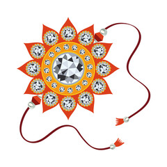 Canvas Print - flower raksha bandhan wristband