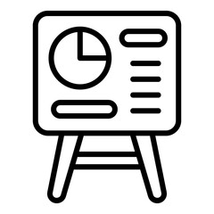 Poster - Late work banner icon. Outline Late work banner vector icon for web design isolated on white background