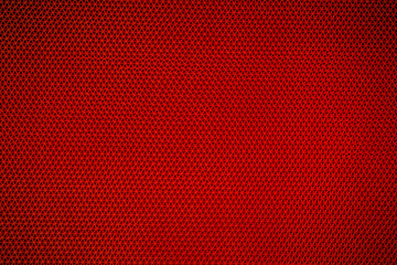 Checkered background, red fabric net texture