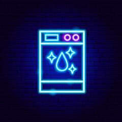 Canvas Print - Washer Neon Sign