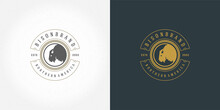 Bison Head Logo Emblem Vector Illustration Silhouette For Shirt Or Print Stamp