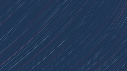 Aufkleber - Motion background from flowing curves, lines. Seamless loop