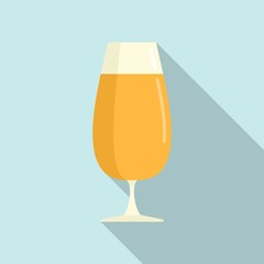 Poster - Orange fresh juice icon, flat style