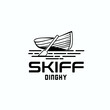 skiff dinghy logo exclusive design inspiration 