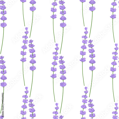 Dekoracja na wymiar  ilustracja-wektorowa-kwiaty-lawendy-wzor-kwiaty-prowansji