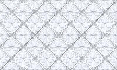 seamless geometric pattern - 3D rendering