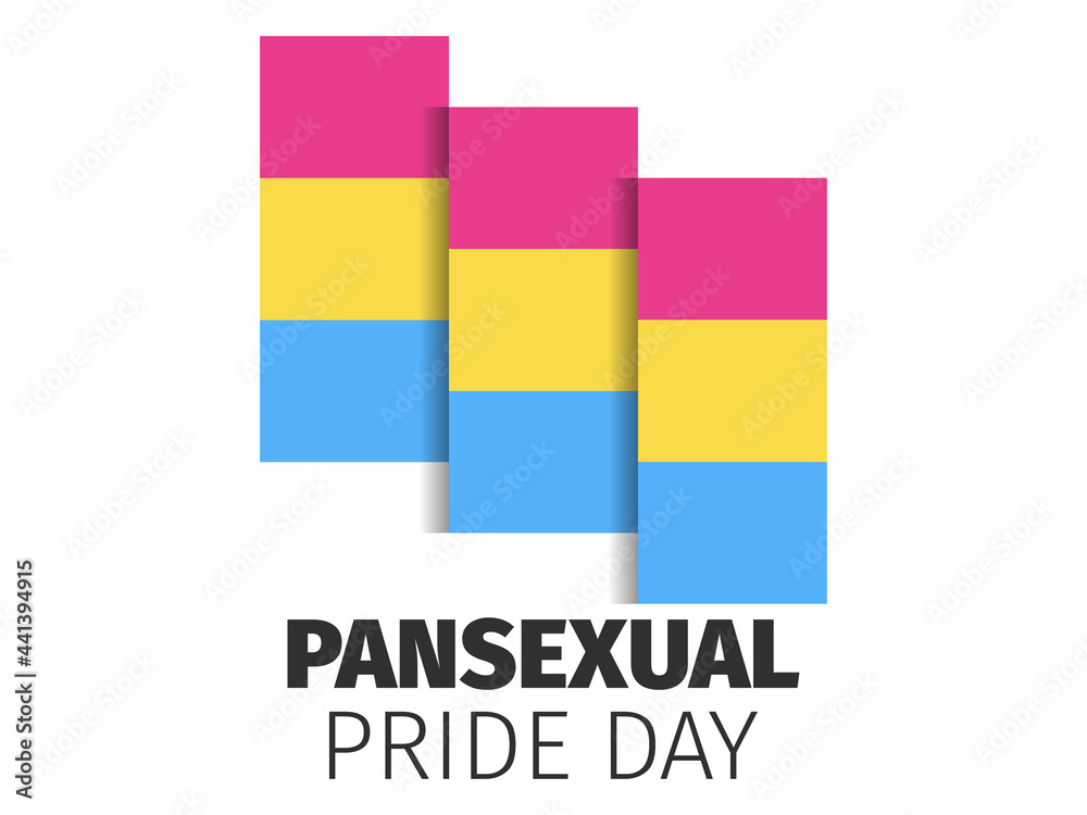 Pansexual Pride Month Pansexual Flag On White Background Tolerance pansexual-pride-month-pansexual-flag-on-white-background-tolerance