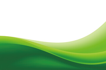 Fototapete - Abstract Smooth Green Natural Wavy Background Design Template Vector, Green Elegant Background Element with Copy Space for Text
