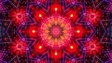 Vibrant Kaleidoscopic Illustration In Black, Pink, And Purple Colors - Cool For Wallpaper