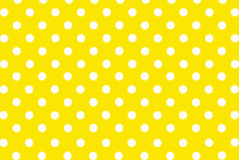 Background With Dots, Pattern, Seamless Polka Pattern, Yellow Polka Dots Background, Dotted Background