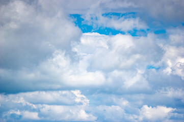 Wall Mural - white clouds in the blue sky