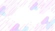 ピンクと水色のネオンカラーグラデーションデジタル白背景