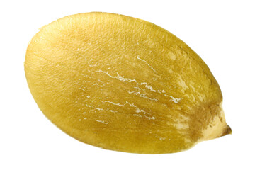 Poster - Pumpkin seeds on a white background