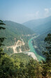 Confluence of Teesta and Rangit River, Darjeeling, India