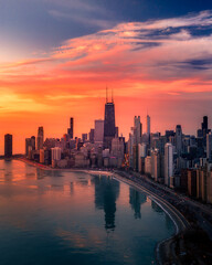 Chicago aerial view