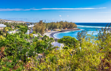 Wall Mural - Baie de Saint-Leu, île de la Réunion 