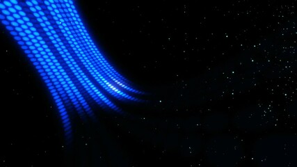 Poster - visionary data flow and transfer on cyber space . 3d rendering computer graphic .