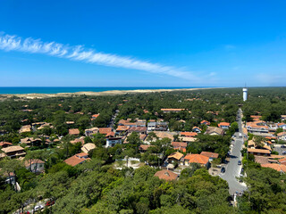 Canvas Print - Village du Cap Ferret, bassin d'Arcachon, Gironde