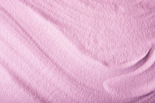 Abstract Bright Pink Sand Texture With Smooth Waves. Fashion Background.