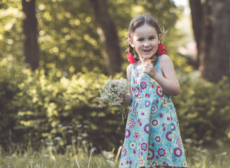 girl in a park