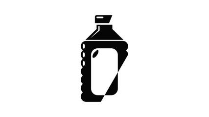 Wall Mural - Plastic soap bottle icon animation simple best object on white