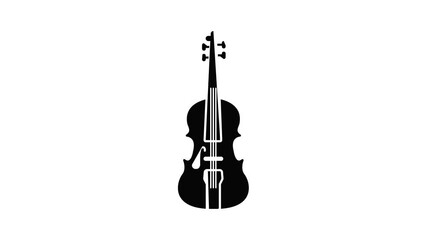 Poster - Violine icon animation simple best object on white
