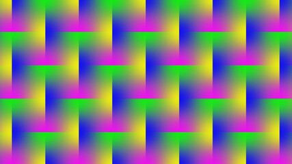 Poster - Modern square pattern background - multicolor mosaic structure - 3D Illustration
