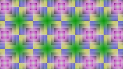 Poster - Modern square pattern background - multicolor mosaic structure - 3D Illustration