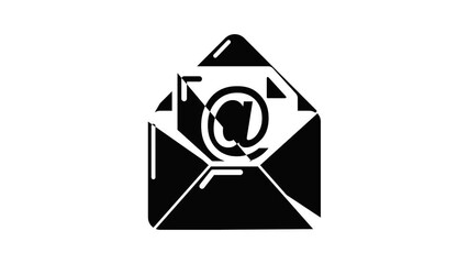 Poster - Email icon animation simple best object on white