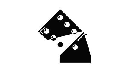 Poster - Dice icon animation simple best object on white