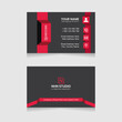 © Nazmul - Modern Clean Creative Simple Business Card Design. Horizontal And Vertical Layout. Vector Personal Visiting Card Template. Print Ready Stationery Design. Flat Abstract Horizontal Name Card Design.