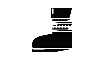 Poster - Ugg boots icon animation simple best object on white