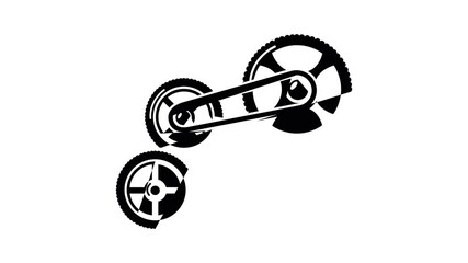 Poster - Transportation system icon animation simple best object on white